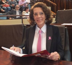 Dep Elisabete Felice homenageia o Outubro Rosa